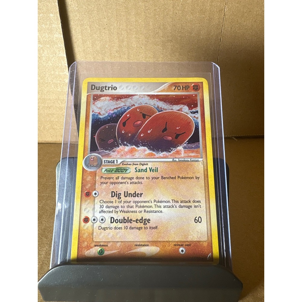 Pokemon Dugtrio 5/100 Rare Holo EX Crystal Guardians 2006 TCG Card